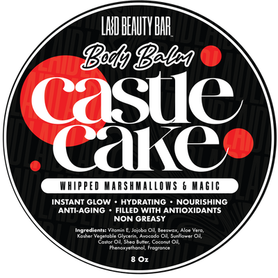 BODY BALM • DESIGNER INSPIRED • CASTLE Cake • Retails $395+