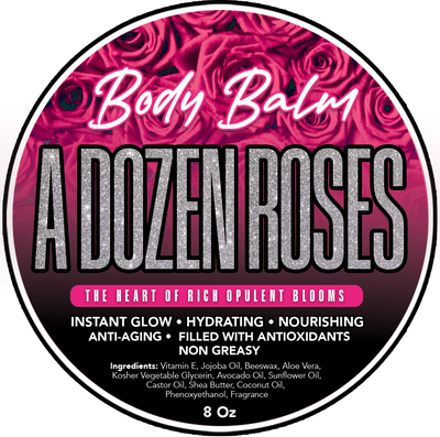BODY BALM • A Dozen Roses • Rich Opulent Blooms