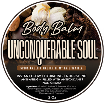 BODY BALM • Unconquerable Soul • Spicy Amber & Master Of My Fate Vanilla