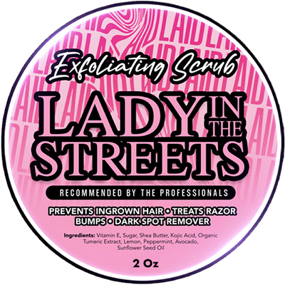 4 Oz • LADY IN THE STREETS • TURMERIC EXFOLIATING BODY SCRUBS 📦
