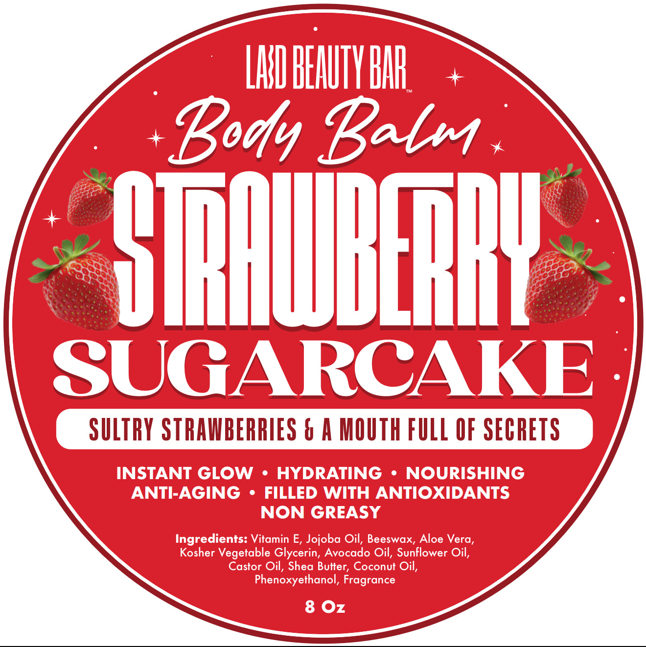 BODY BALM • STRAWBERRY SUGARCAKE