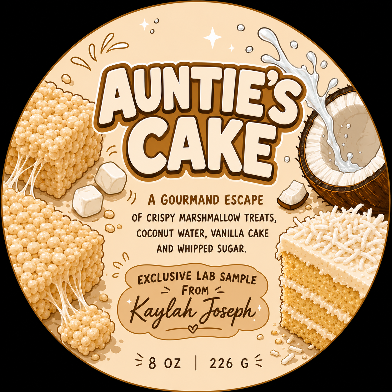 Body Batter • Rice Krispy Water Coconut Cake